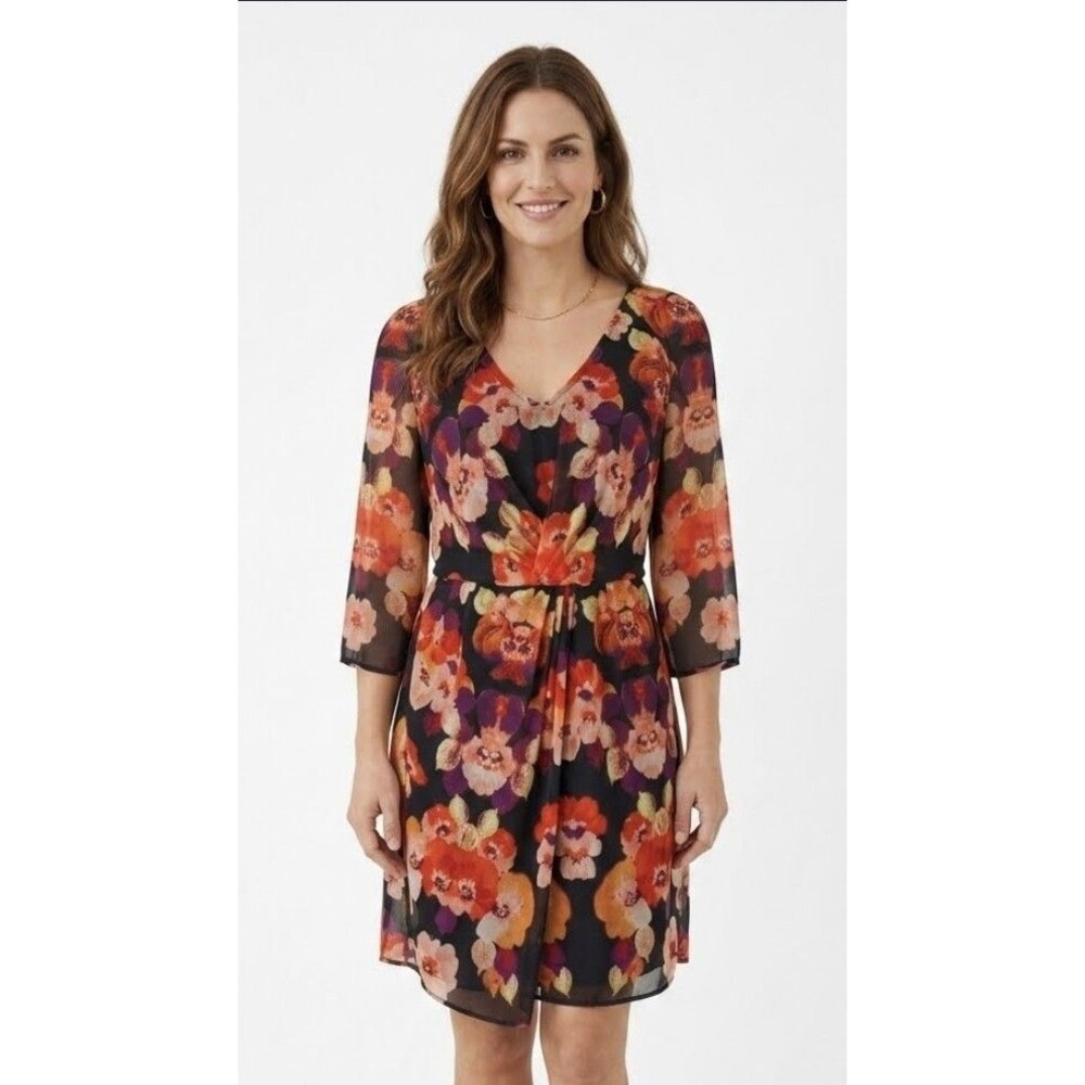 Madewell Broadway & Broom Dress Women Size 2 Mirrorflower A-Line Summer Gauzy